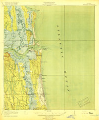 Mayport 1918 topographic map preview