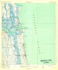 Mayport 1918 topographic map preview
