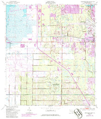 Melbourne West 1949 topographic map thumbnail