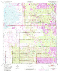 Melbourne West 1949 topographic map thumbnail