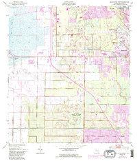 Melbourne West 1949 topographic map thumbnail