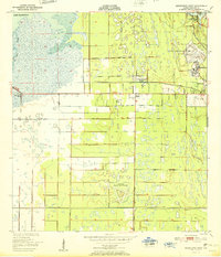 Melbourne West 1951 topographic map thumbnail