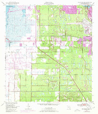Melbourne West 1949 topographic map thumbnail
