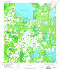 Melrose 1966 topographic map thumbnail