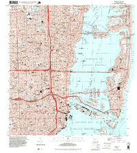 Miami 1994 topographic map thumbnail