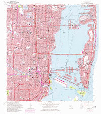 Miami 1962 topographic map thumbnail