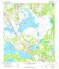 Micanopy 1966 topographic map thumbnail