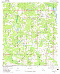 Miccosukee 1982 topographic map thumbnail