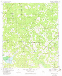 Miccosukee NE 1982 topographic map preview