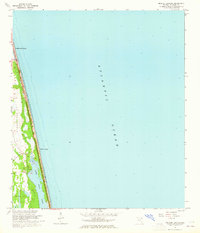 Mickler Landing 1964 topographic map thumbnail