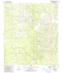 Middleburg SW 1993 topographic map thumbnail