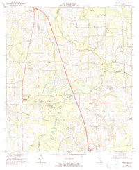 Mikesville 1962 topographic map thumbnail