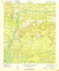 Millers Ferry 1950 topographic map thumbnail