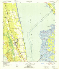 Mims 1952 topographic map thumbnail