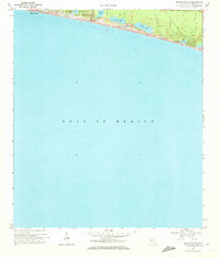 Miramar Beach 1970 topographic map thumbnail