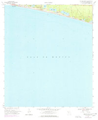 Miramar Beach 1970 topographic map thumbnail