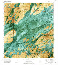 Monroe Station 1973 topographic map thumbnail