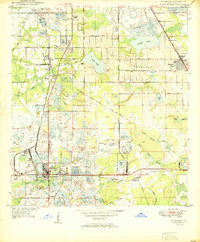 Mulberry 1950 topographic map thumbnail