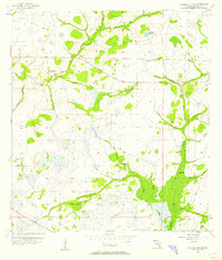 Myakka City NW 1956 topographic map thumbnail