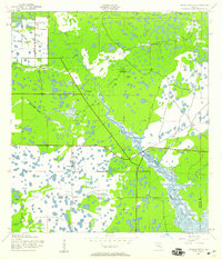 Myakka River 1944 topographic map thumbnail
