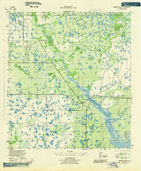 Myakka River 1944 topographic map thumbnail