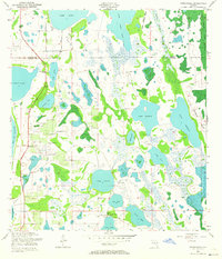 Narcoossee 1953 topographic map thumbnail