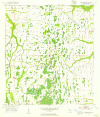 Narcoossee NE 1953 topographic map thumbnail