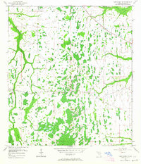Narcoossee NE 1953 topographic map thumbnail