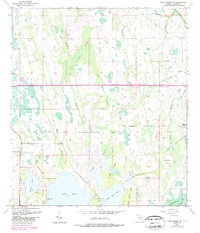 Narcoossee NW 1953 topographic map thumbnail