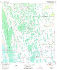 Narcoossee SE 1953 topographic map thumbnail