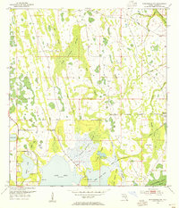 Narcoossee NW 1953 topographic map thumbnail