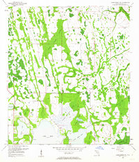 Narcoossee NW 1953 topographic map thumbnail