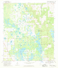 Newberry SW 1968 topographic map thumbnail