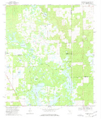 Newberry SW 1968 topographic map thumbnail