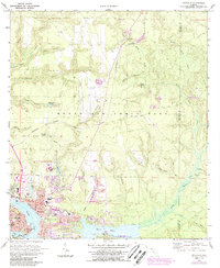 Niceville 1970 topographic map thumbnail