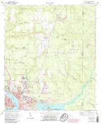 Niceville 1970 topographic map thumbnail