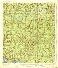 Niceville 1936 topographic map preview