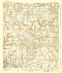 Niceville 1936 topographic map preview