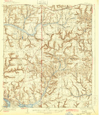 Niceville 1936 topographic map preview