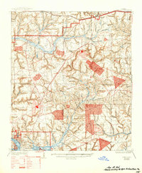 Niceville 1936 topographic map preview