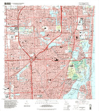 North Miami 1994 topographic map thumbnail