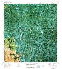 North Of Fortymile Bend 1973 topographic map thumbnail