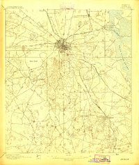Ocala 1895 topographic map thumbnail