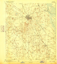 Ocala 1895 topographic map thumbnail