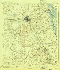 Ocala 1895 topographic map thumbnail