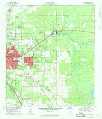 Ocala East 1967 topographic map thumbnail