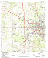 Ocala West 1991 topographic map thumbnail