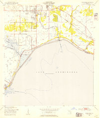 Okeechobee 1952 topographic map thumbnail