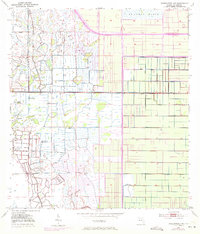 Okeechobee 1 NE 1953 topographic map thumbnail