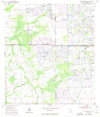 Okeechobee 1 NW 1953 topographic map thumbnail